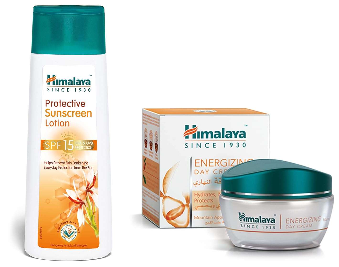 Himalaya Clear Complexion Day Cream, 50g & Herbals Protective Sunscreen Lotion, 100ml 2