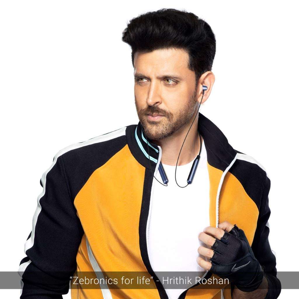 ZEBRONICS Zeb-Lark ​Wireless ​in Ear​ ​Neckband Earphone​ ​with BT 5.0, Rapid Fast Charging, Up to 17H Battery Life, Dual Pairing, Call Function, Splash Proof, Magnetic Earpiece (Blue) 2