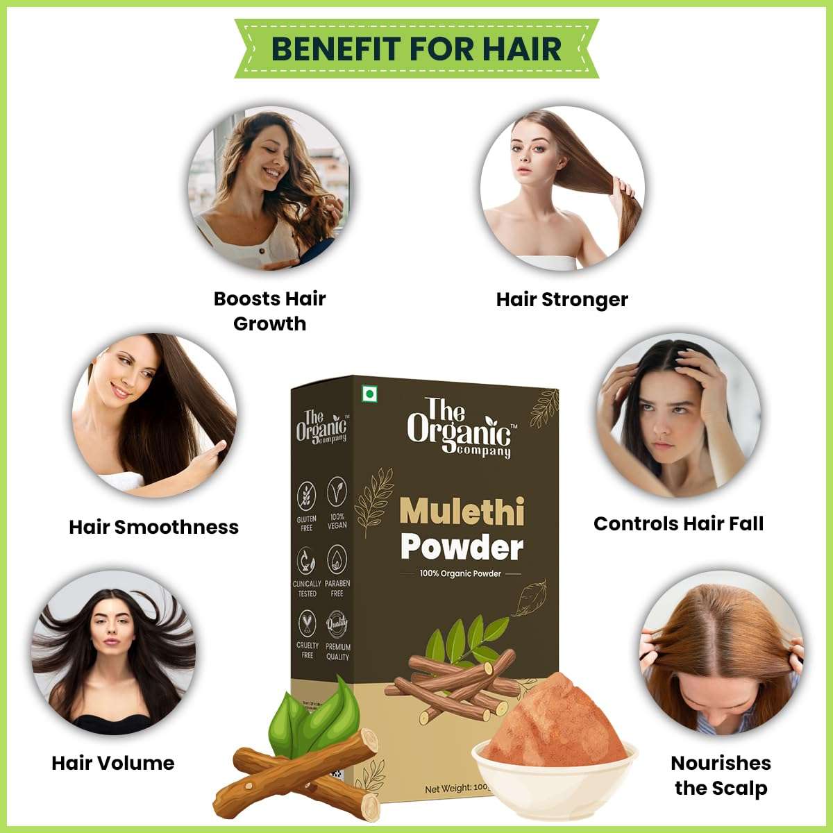 Mulethi Powder For Hair Pack | Liquorice Root Sticks | Face & Body & Skin Whitening | Yashtimadhu | Diabetes | Weight Loss | Hair | Jeshthamadh | Eating | Drinking | Edible | Tea | Natural | Original 5