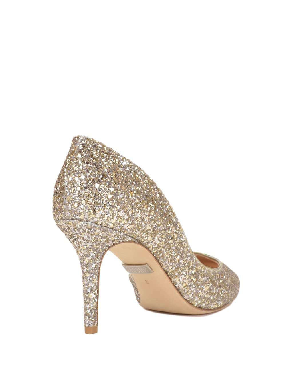 Badgley Mischka Women's Daisy Dress Pump, Silver, 5 M US 5