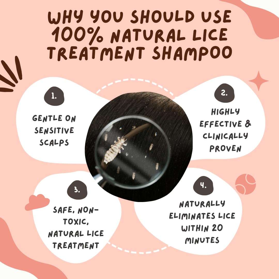 Coco Crush Ayurvedic Anti Lice Shampoo | Kills Lice, Eggs & Nits 100% Naturally | Single Wash Treatment, Safe for Kids | With Neem & Tea Tree Extracts | Paraben & Sulphate Free (50ML) 3