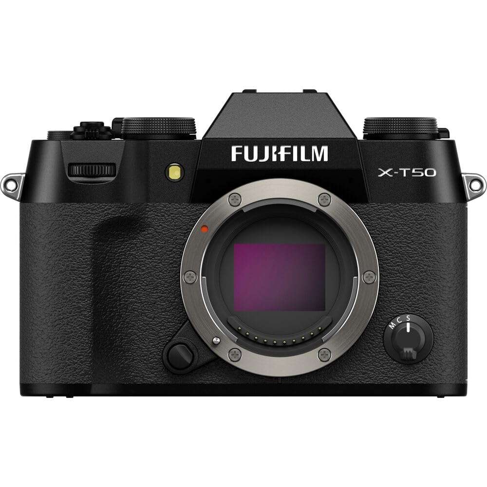 FUJIFILM X-T50 Mirrorless Camera Body Bundle, Includes: ProGrade Digital 128GB UHS-II SDXC Memory Card, Spare Battery and More (6 Items) (Black) 3