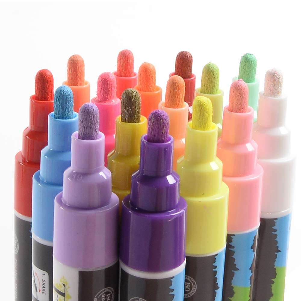Tavolozza 30 Color Chalk Markers for Blackboards - Bold Color Dry Erase Marker Pens - Chalk Markers for Chalkboards Signs, Windows, Blackboard 5