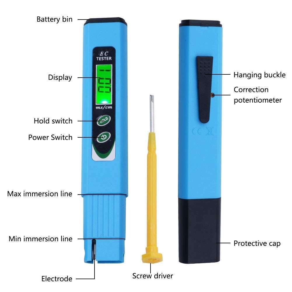 KANJJ-YU Water Quality Tester Digital EC Meter Tester EC-963 TDS Tester Pen Conductivity Water Quality Measurement Tool 4