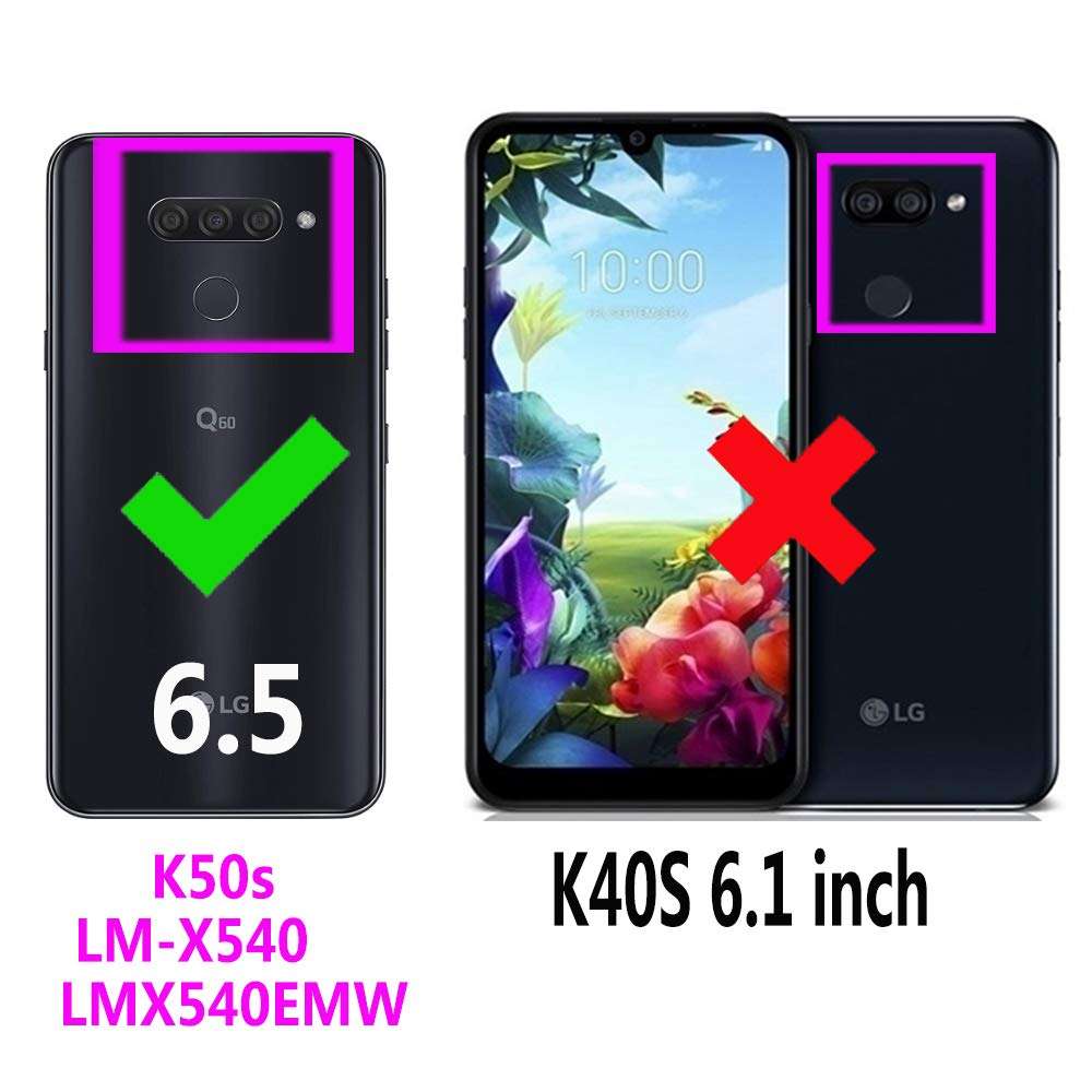 Phone Case for LG K50S Slim Soft Rubber Case,Shock Resistant Rugged Lightweight Flexible Anti-Slip Slim Fit Full Body Heavy Duty Protective Rubber Phone Cover for LGK50S K 50 S K50 50S Men Black 2