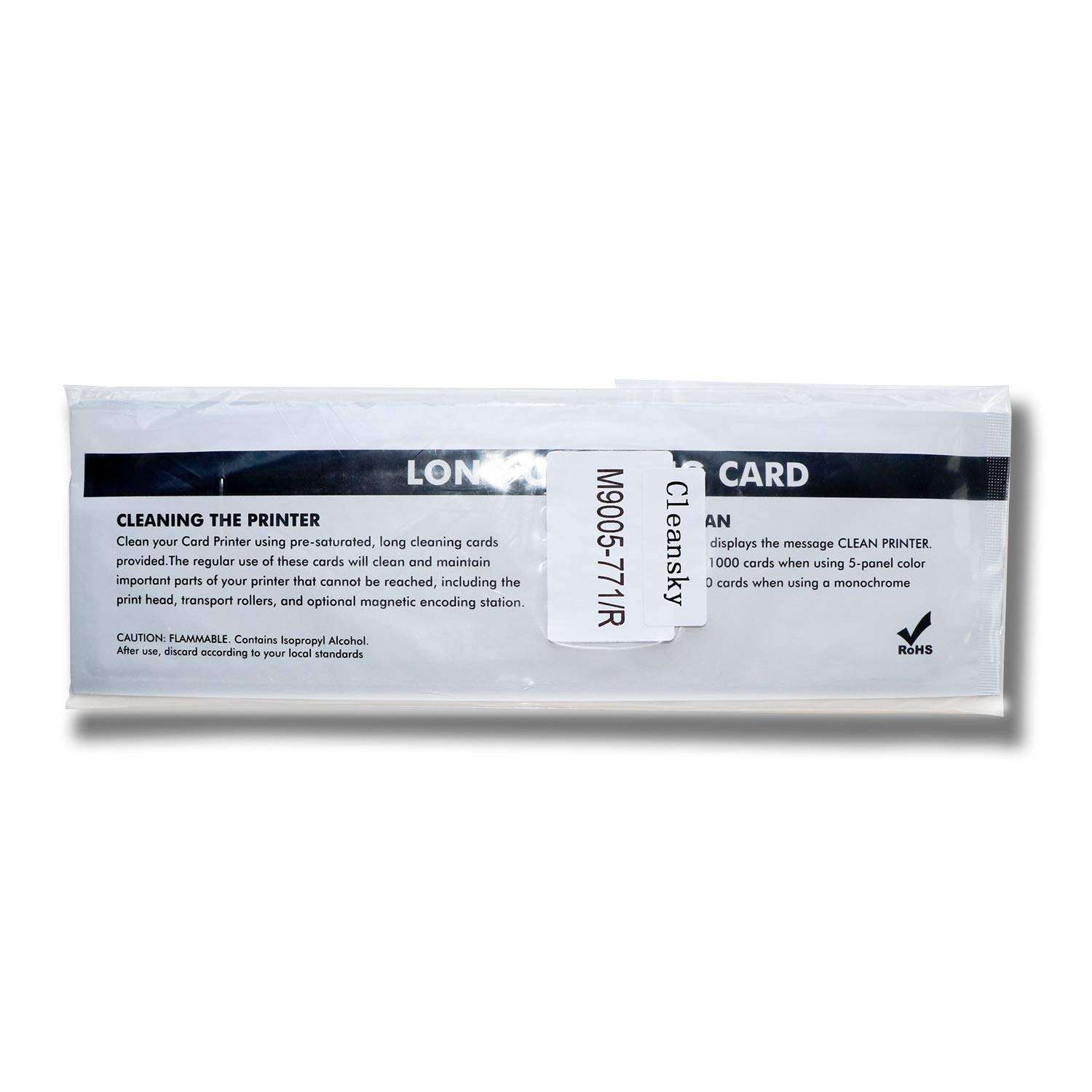 Ci Kyan Enduro+/Rio Printer Cleaning Cards Kit, Pack of 10 pcs Long T-Card and 1 Cleaning Pen CK-M9005-771/R 3