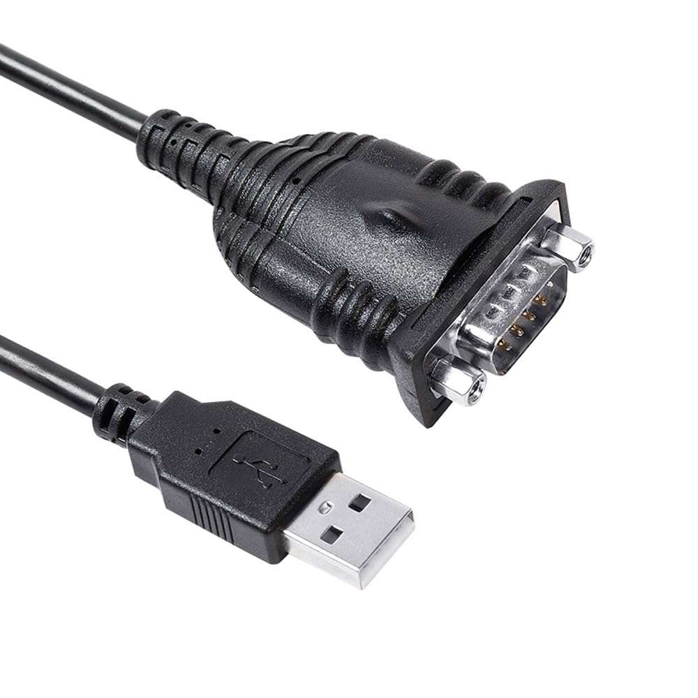 Beitekang Prolific USB Type A to DB9 Male RS232 Serial Converter Adapter Cable Full Pinout Support Windows 7 8 10 11 XP Android Mac 3