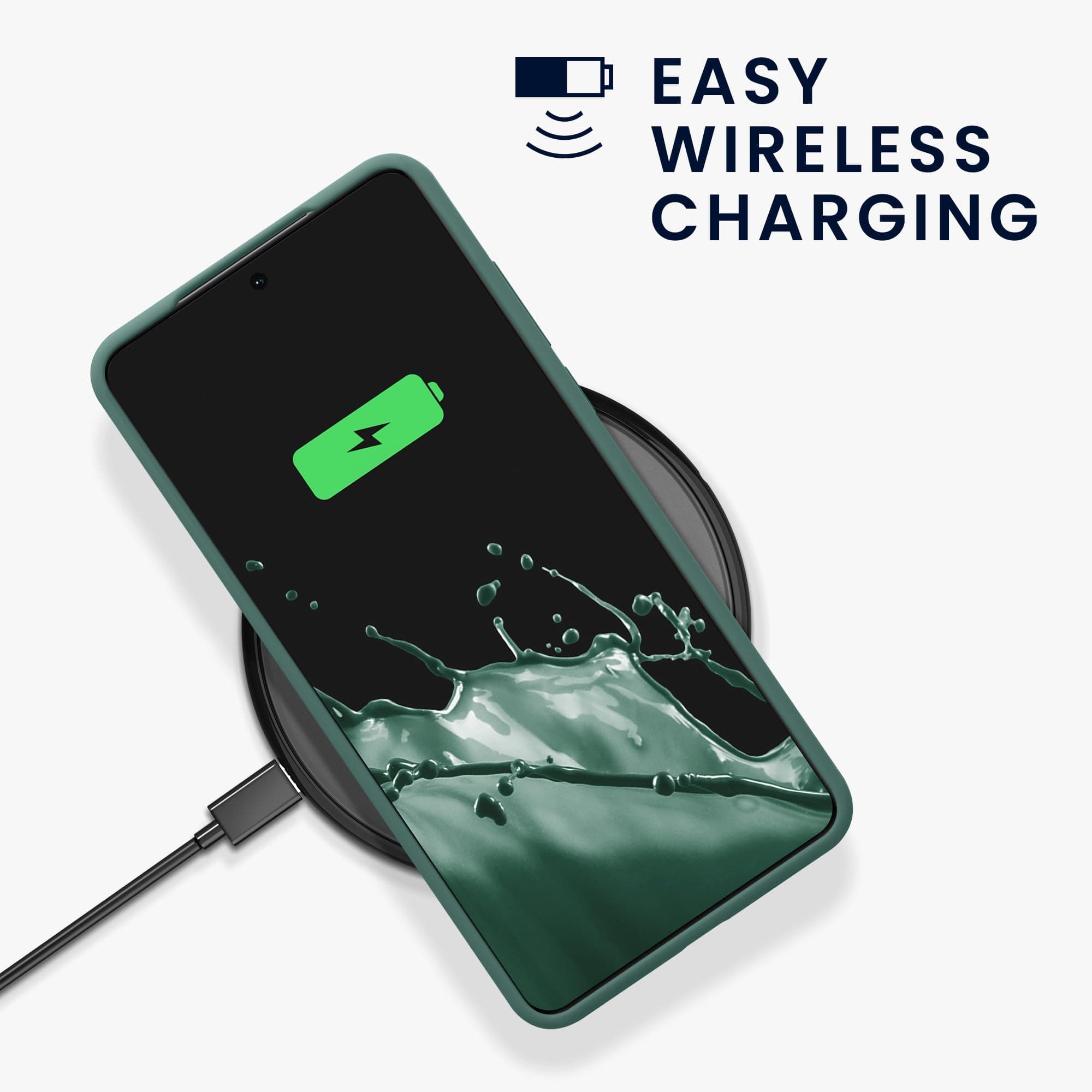 kwmobile Case Compatible with OnePlus 13 Case - TPU Silicone Phone Cover with Soft Finish - Forest Green 6