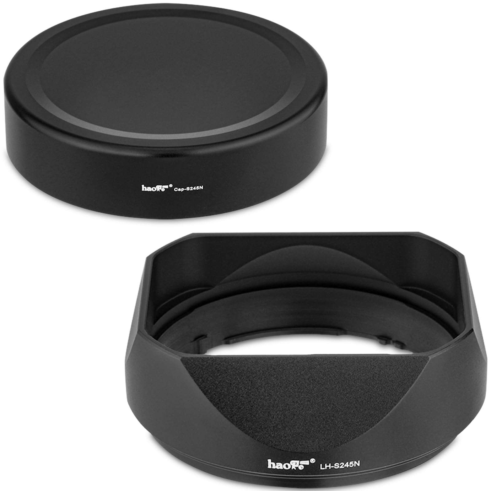 Haoge Metal Square Lens Hood for Sony RX1R3/RX1M2/RX1 FE 40mm F2.5 G FE 50mm F2.5 G 24mm F2.8 G Lens Shade on A7CII A7CR A7R5 Camera Bayonet Mount 1