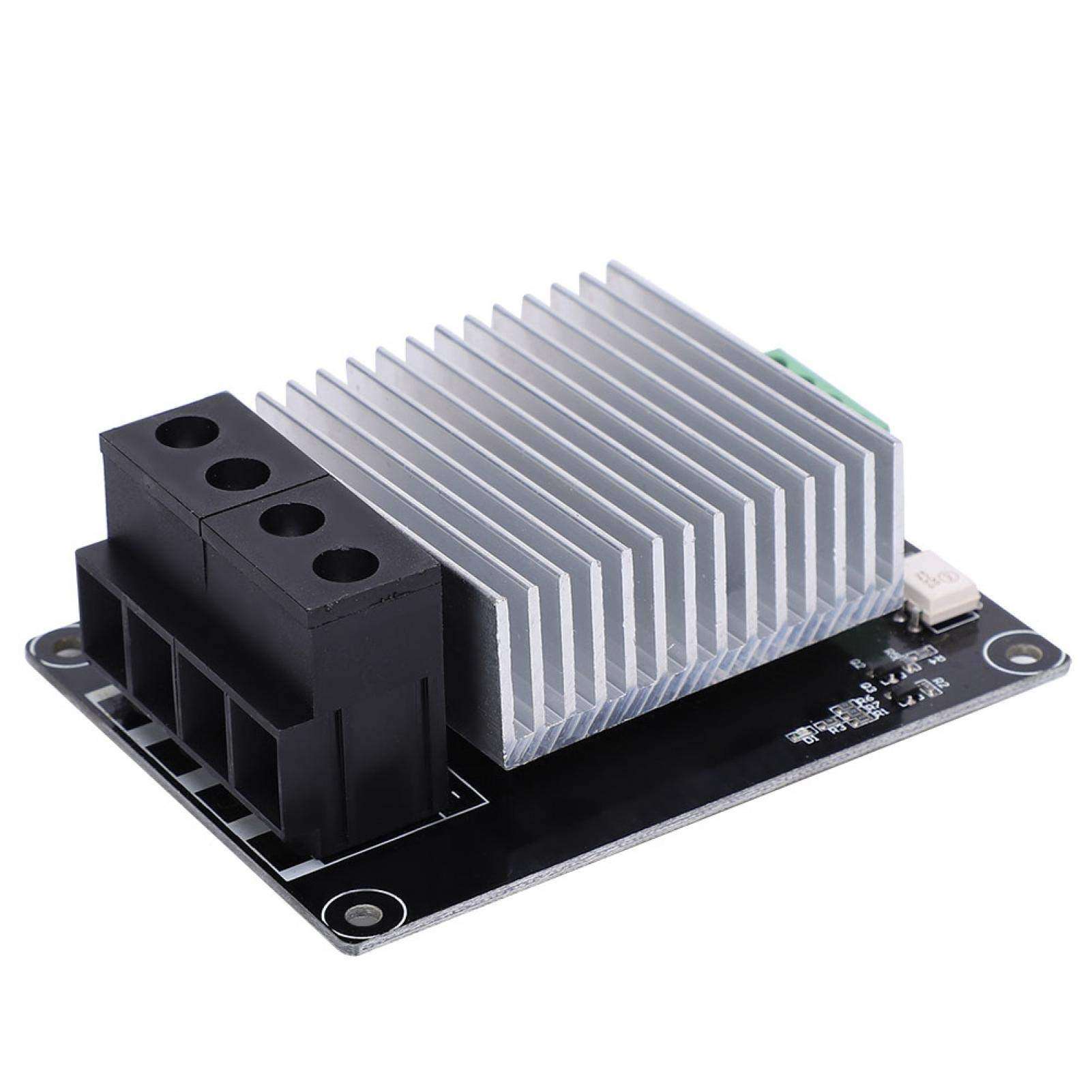 Heat Bed Power Module 3D Printer Heating Controller High Current Load with Heat Sink for 3D Printer Hot Bed 3D Printer Accessories 5