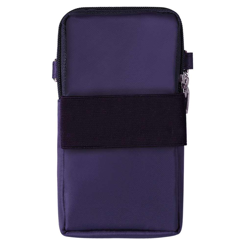 Cellphone Purse Wallet Cross Over Body Bag Shoulder Pouch Wristlet Armband for Samsung Galaxy S24 Ultra S23 S21 S20 FE A03 A33 A04 A14 A54 iPhone 15 14 13 12 11 Pro Max XR Google Pixel 7 6 Pro (Blue) 3