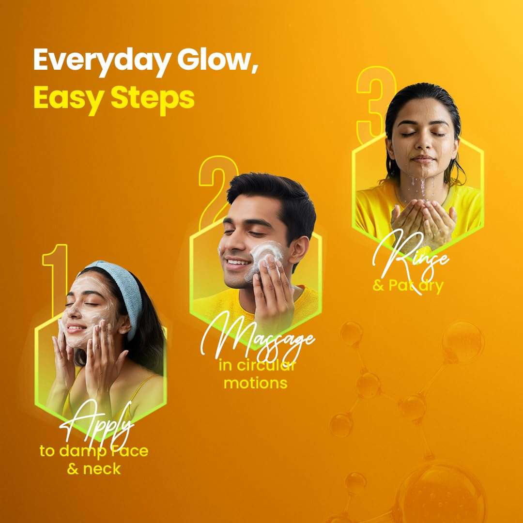 WOW Skin Science Ubtan Creamy Face Wash 150 ML for Men & Women | Facewash with Kashmiri Saffron & Liquorice | 3X Detan Power with AyurShield™ Tech | Brightening Cleanser for Radiant Glow | Sulphate-Free | Pack of 2 5