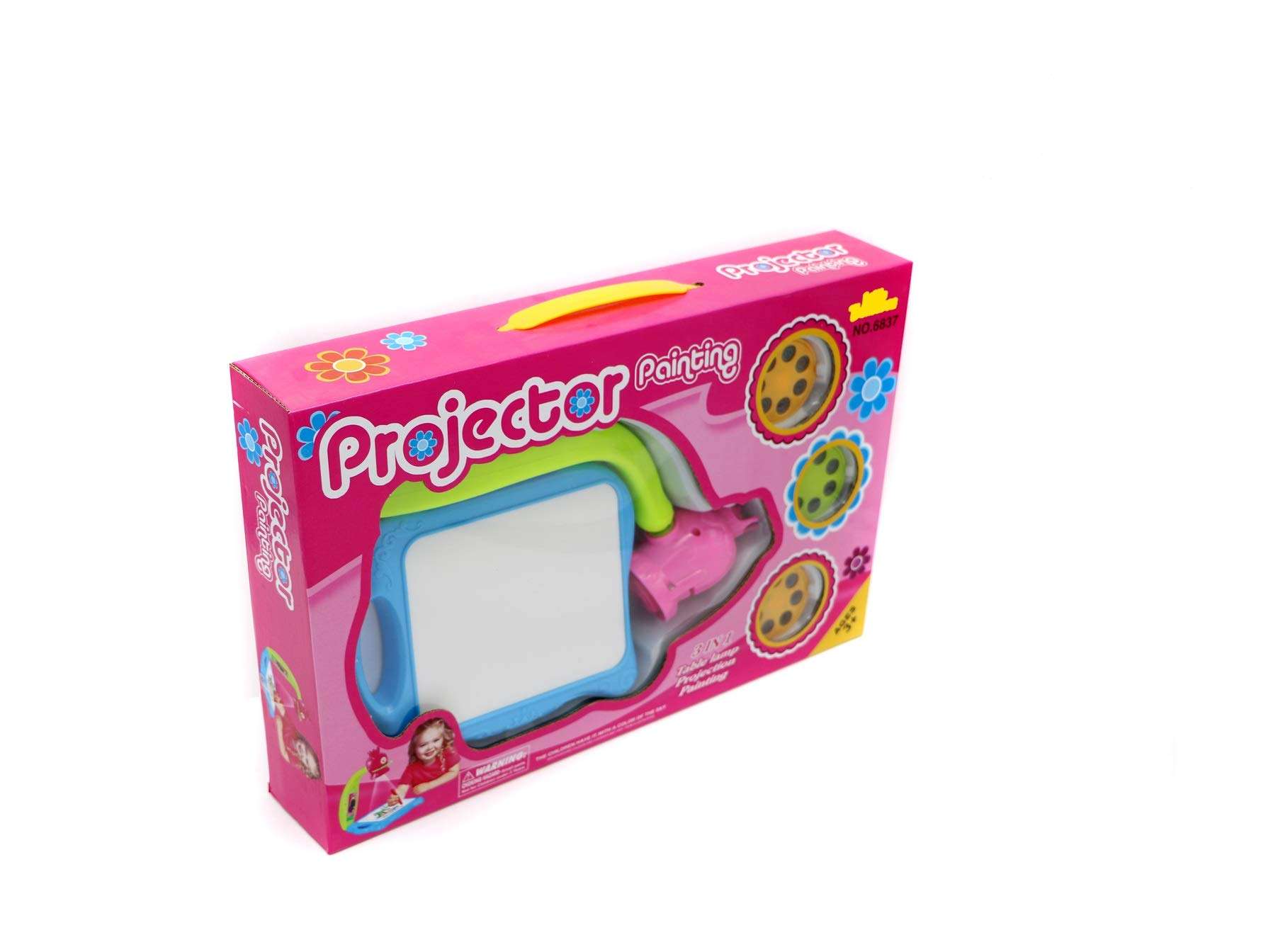 Toyzabo Kids Art Set Projector Smart Tracing Drawing Kit Light Drawing Pad Light Box Tracing Projector Kids Smart Art Projector Kids Drawing Pad with Markers Kids Smart Projector 3