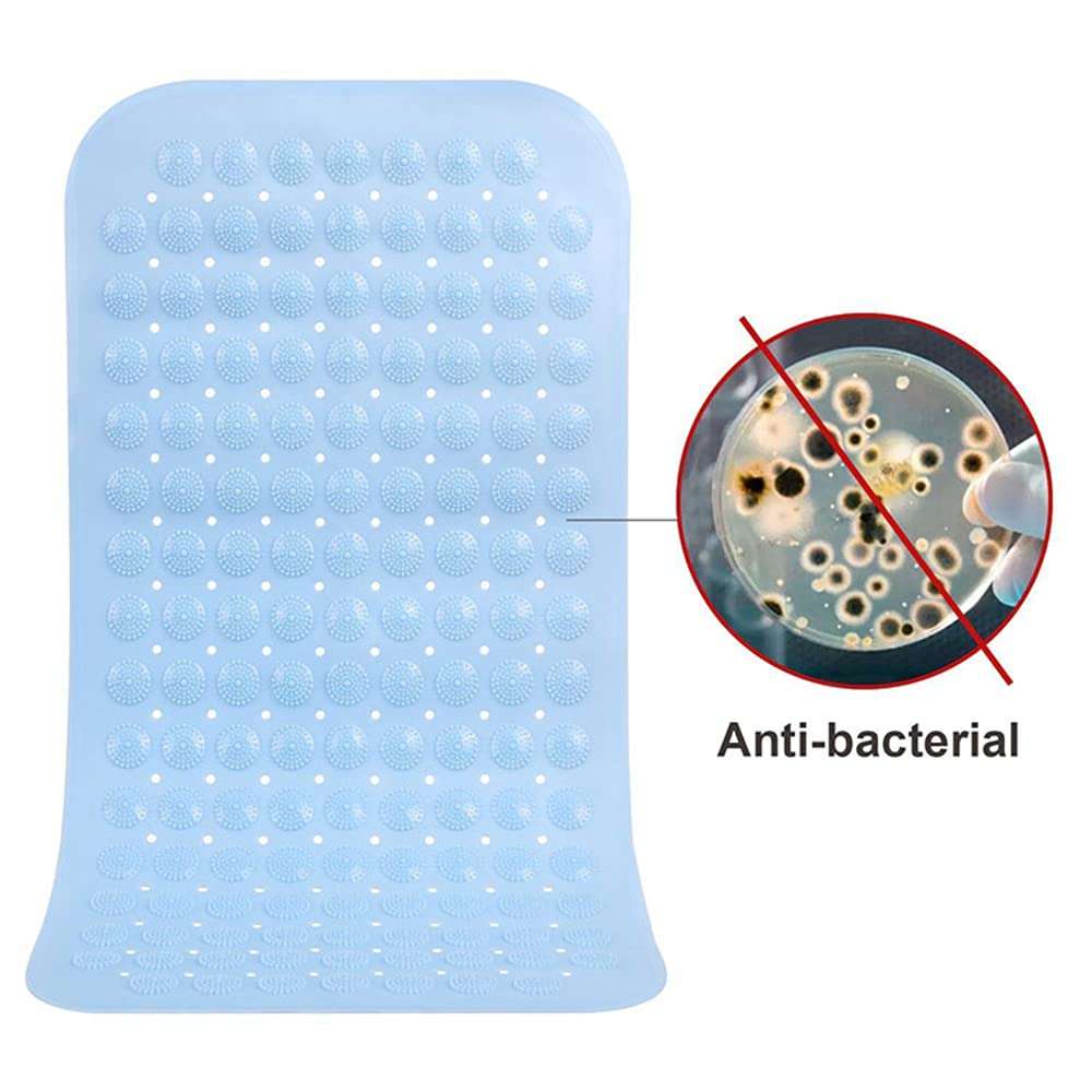 VDHJA� Non-Slip Bath Mat for Toilet, Kitchen, Bathroom, Shower with Anti Slip Suction Cups - 70 x 37cm. 4