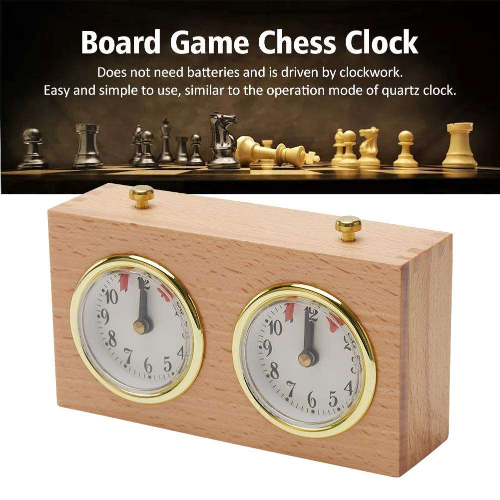 Professional Chess Clock Game Timer - International Analogue I-GO Count Up Count Down Timer, No Battery Needed 5