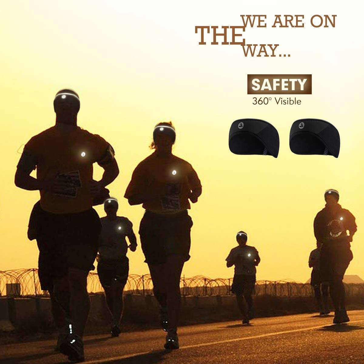 EMPIRELION Lightweight Windproof Thermal Ear Warmer/Muffs 360º Reflective Fleece Headbands 4 Pack，Perfect for Cycling Skiing Workout Yoga Running & Riding Motorcycle in Winter (Color Combo2) 4