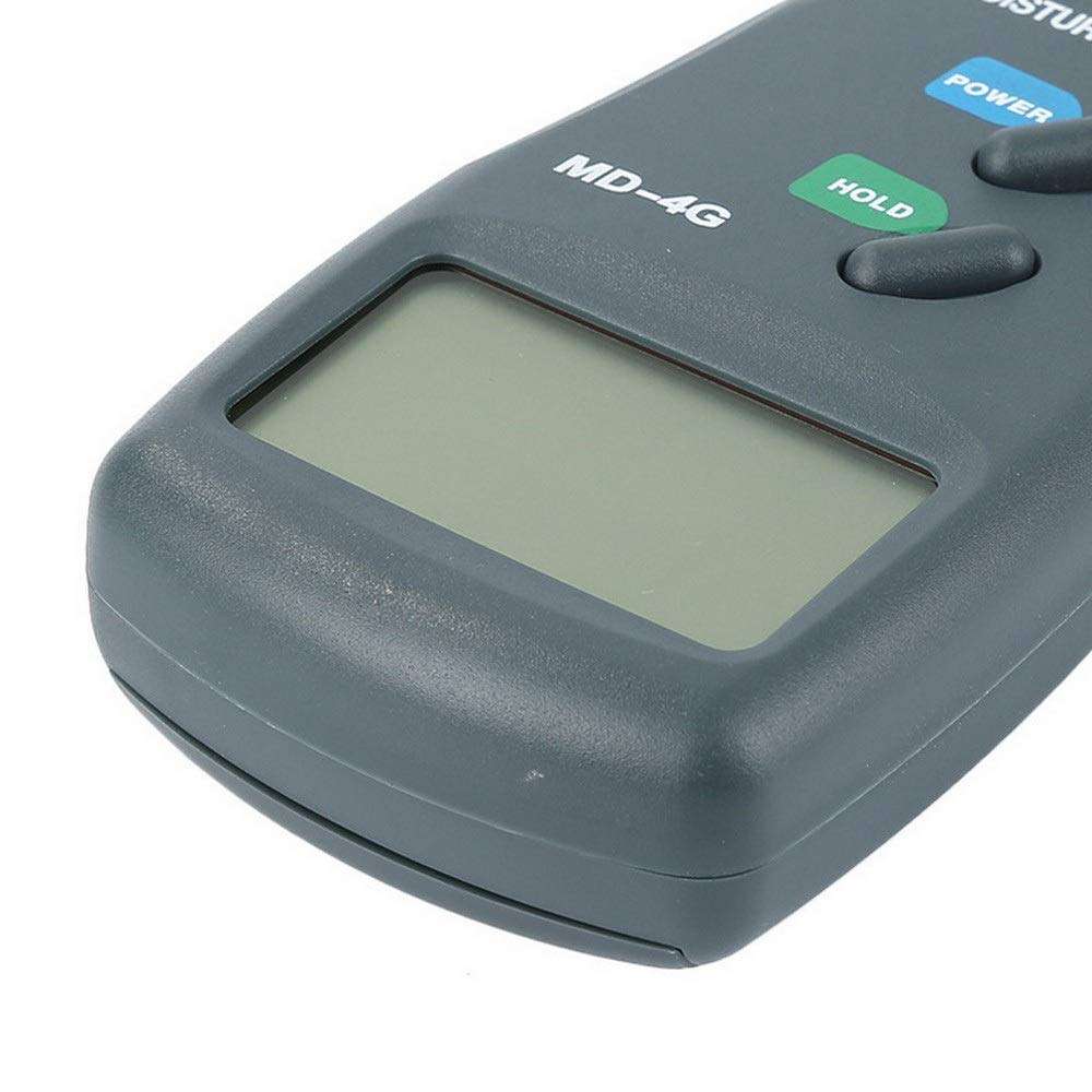 WZCUICAN Moisture Meters Wood Moisture Meter Large Screen Liquid Crystal Display Digital 0-99.9% Wood Humidity Tester Timber Damp Detector 4