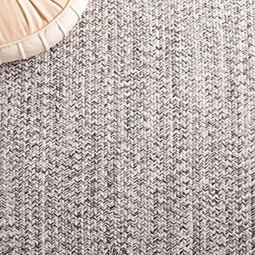 Safavieh Braided Collection Accent Rug - 2'3" x 4', Grey & Ivory, Handmade Farmhouse, Ideal for High Traffic Areas in Entryway, Living Room, Bedroom (BRA201F) 5