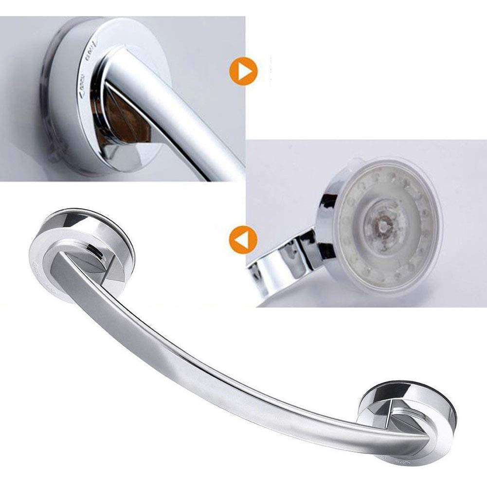 Oeey Bath Safety Handle Suction Cup Handrail, Bathroom Grip Tub Shower Handle Glass Door Grip for The Elderly The Disabled Child Bath Bathroom Accessories 3