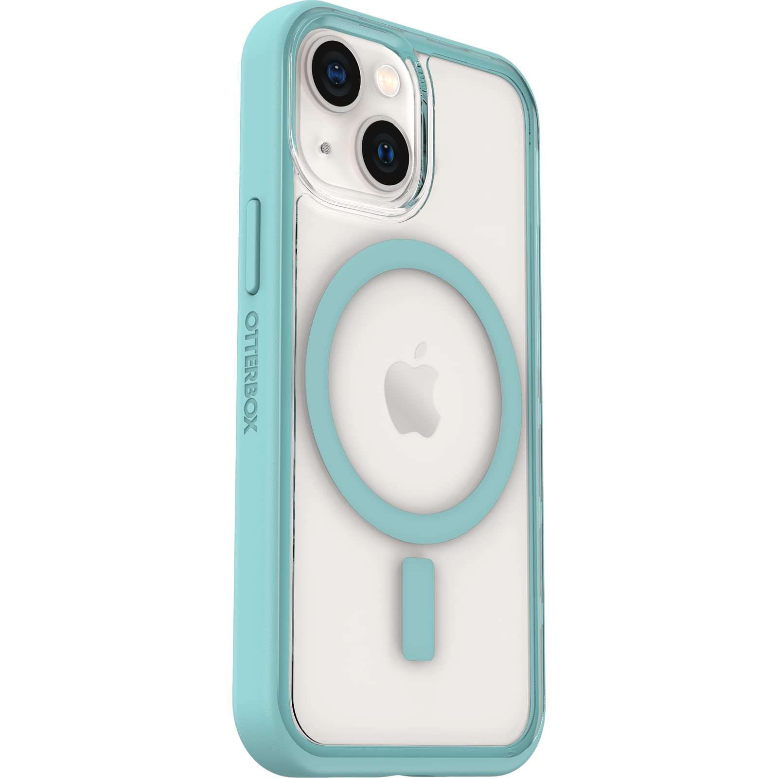 OtterBox Clear Case With Colorful Grip Edge for iPhone 13 Mini - DISCOVERY (Clear/Light Blue) 4