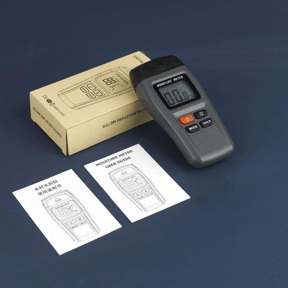 WZCUICAN Moisture Meters MT15 Wood Humidity Tester 0-99.9% Digital Wood Moisture Meter Hygrometer Timber Damp Detector LCD Display 4