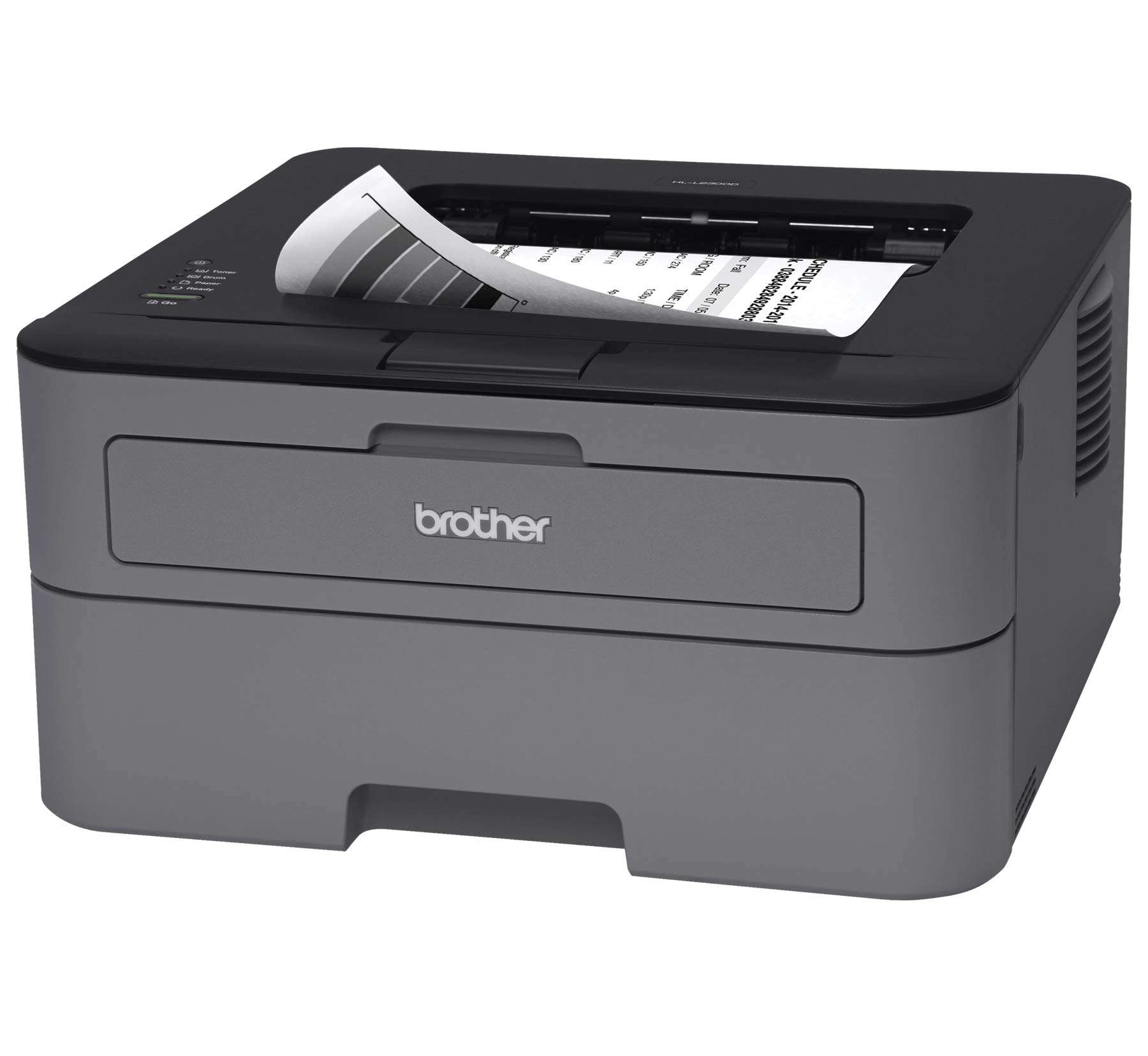 Brother_HL-L2300D Monochrome Laser Printer with Duplex Printing - Business Office Bundle - up to 2400 x 600 Resolution - 27 ppm Print Speed - BROAGE 6 Feet USB Printer Cable + 64GB Flash Drive 6