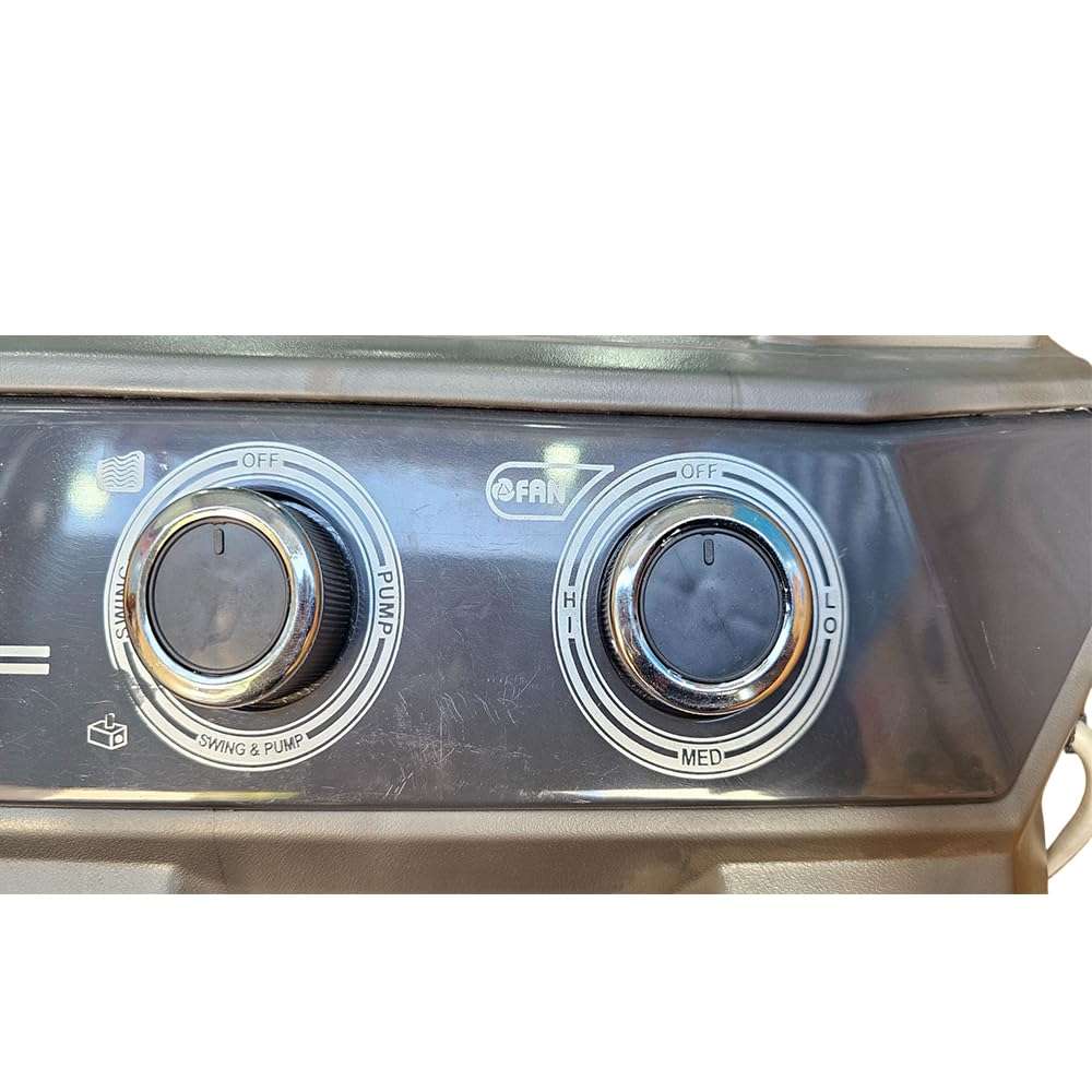 ForeSpace - Evoke- 90 Litres Desert Air Cooler for home | For Larger Room| High Density Honeycomb Pads | Fully Collapsible Louvers | High-Speed | Everlast Pump | Humidity Control - Grey 4