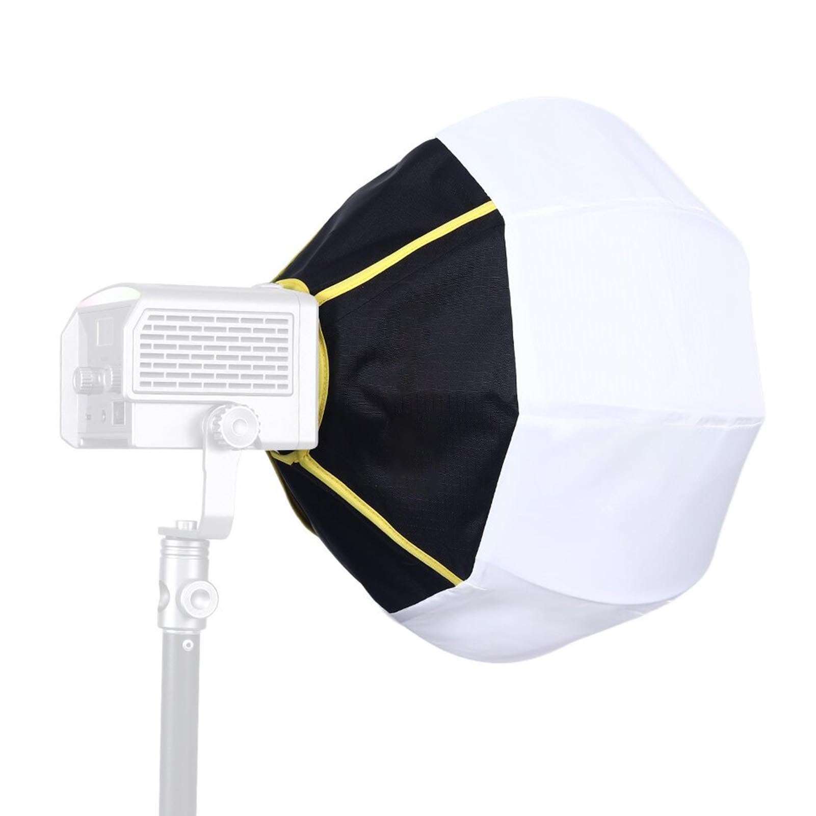 Lantern Softbox Soft Light Modifier, 12 Inch Softbox with Bowens Mount, Quick Release 270 Degree Omnidirectional Light Diffuser Modifier for COB LED Video Studio Light