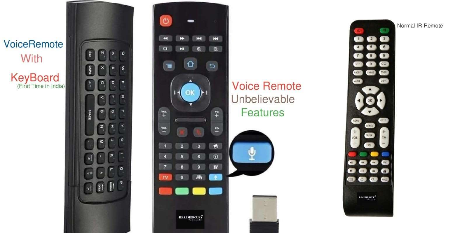 REALMERCURY 32 Inch 4K Ultra Full HD Android 11 with Voice Control Remot| Black | 220V | U44D 3