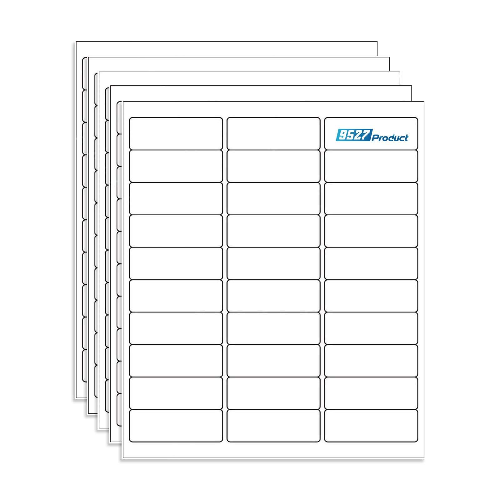 9527 Product 30 up 1 x 2-5/8 Sticker Labels Shipping Address Labels SKU Labels for Laser/Ink Jet Printer (1" x 2-5/8" | 1500 Labels) 1