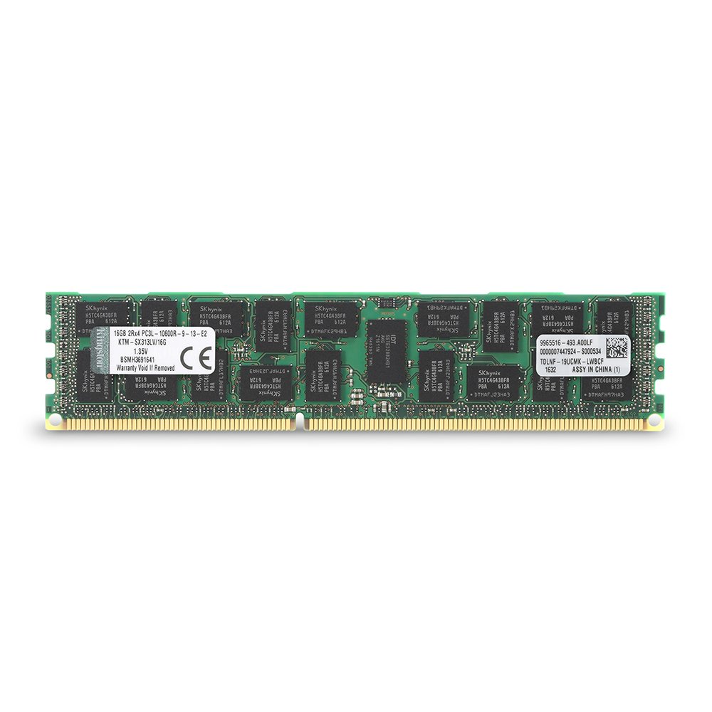 Kingston 16GB 1333MHz DDR3 PC3-10666 Reg ECC Low Voltage DIMM Memory for IBM Servers KTM-SX313LV/16G 1