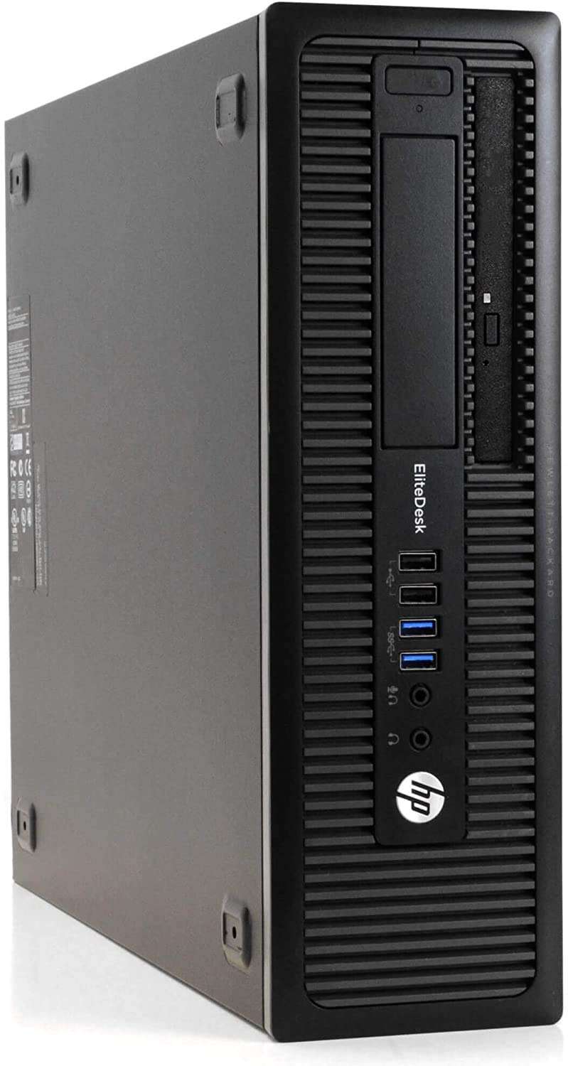 HP EliteDesk 800 G1 Small Form Factor Desktop, Intel Core i7-4790, 8GB DDR3 RAM, 500GB HDD, Windows 10 Pro (Renewed) 1