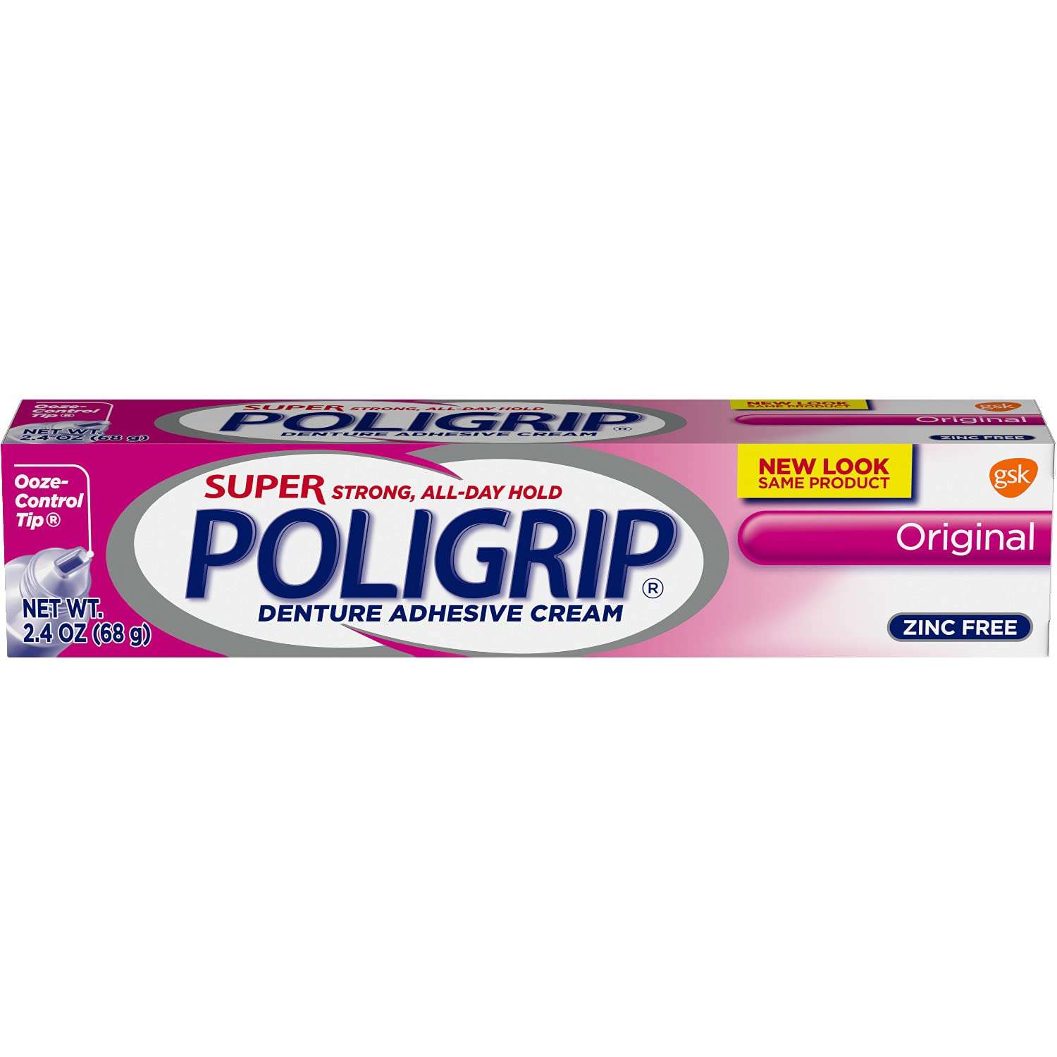 Super Poligrip Original, 2.4 Ounce Package 1