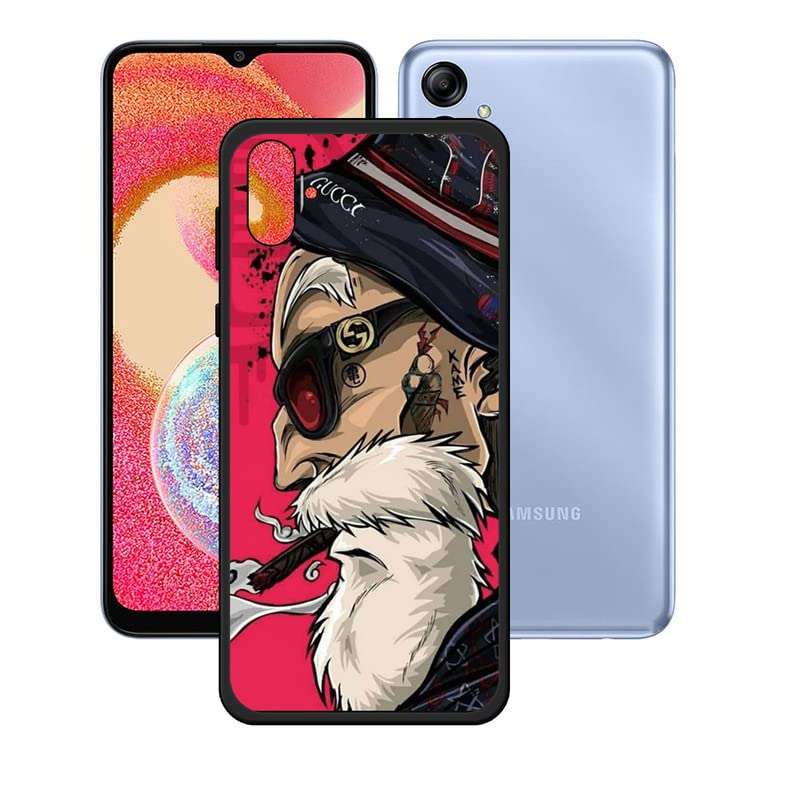 LCEHTOGYE Case for Samsung Galaxy A04E, Slim Shock-Absorption Anti-Scratch Black Soft TPU Bumper Protective Phone Case Cover for Samsung Galaxy A04E (6,5") - KE53 1