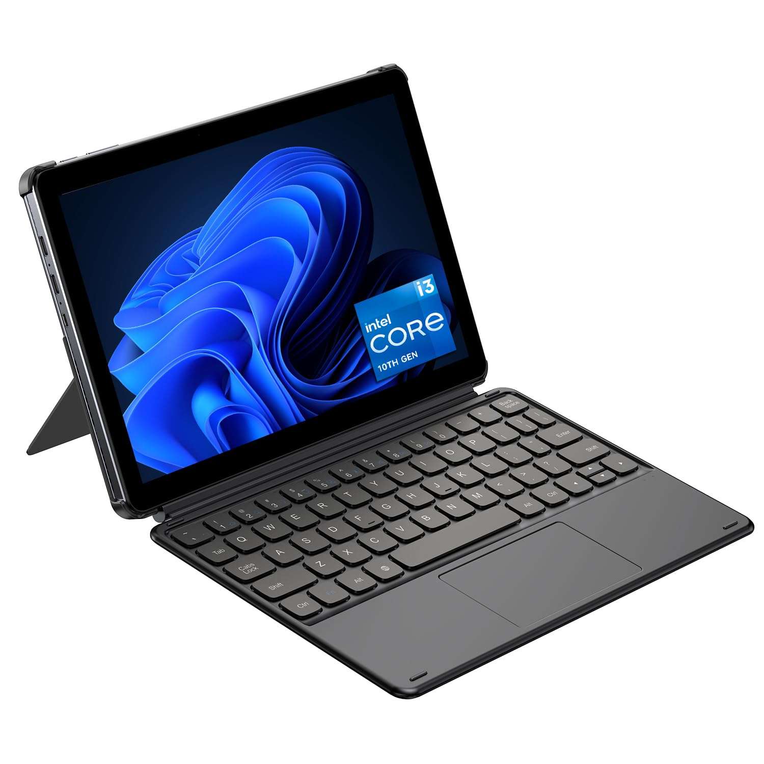 CHUWI 2 in 1 Laptop Tablet, 8GB RAM 256GB SSD, Intel Core i3 (3.9GHz), Hi10 X2 Windows 11 Tablet with Magnetic Keyboard, 10.1'' HD Touchscreen Display, 5MP Camera, WiFi 6, BT 5.3 2