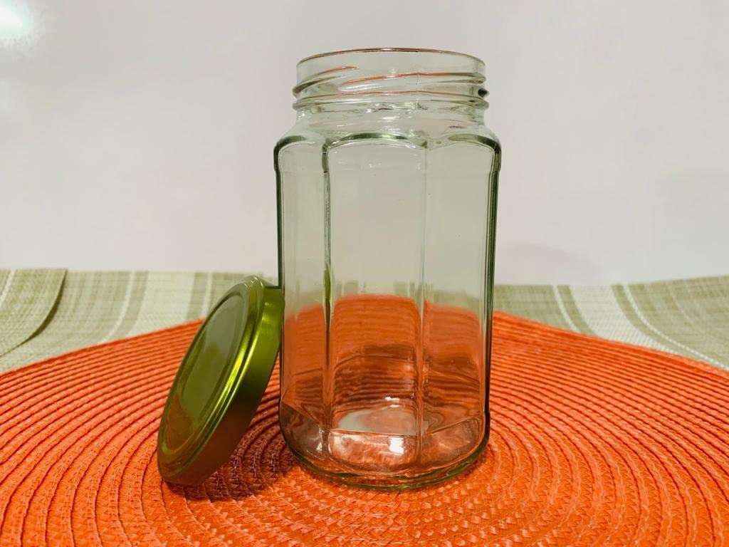 EVOQIS Jar/ Glass Jar & Container with Air Tight Lid for Kitchen /Jar Set for Dried Storage Jar Honey Spices Pickles Dry Fruits Jams/ Visible Glass Jar for Kitchen Storage/Office (250 ML, Pack of 4) 4