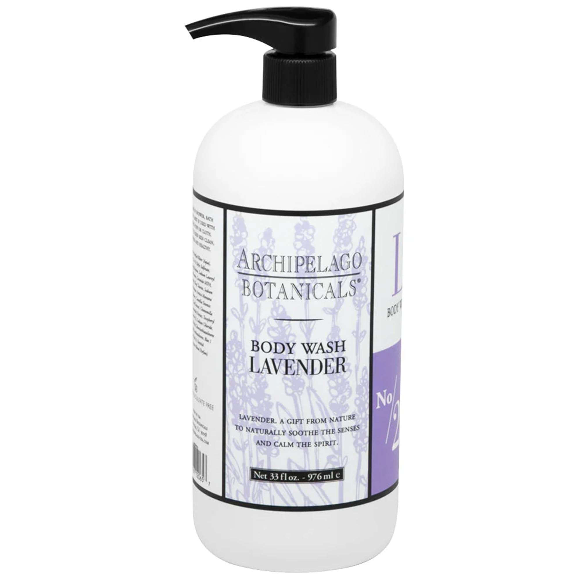 Archipelago Botanicals Lavender Body Wash, Cleansing and Moisturizing Body Wash for Dry Skin, Soft and Smooth Skin, Free from Parabens, Phthalates and GMOs (33 oz) 1