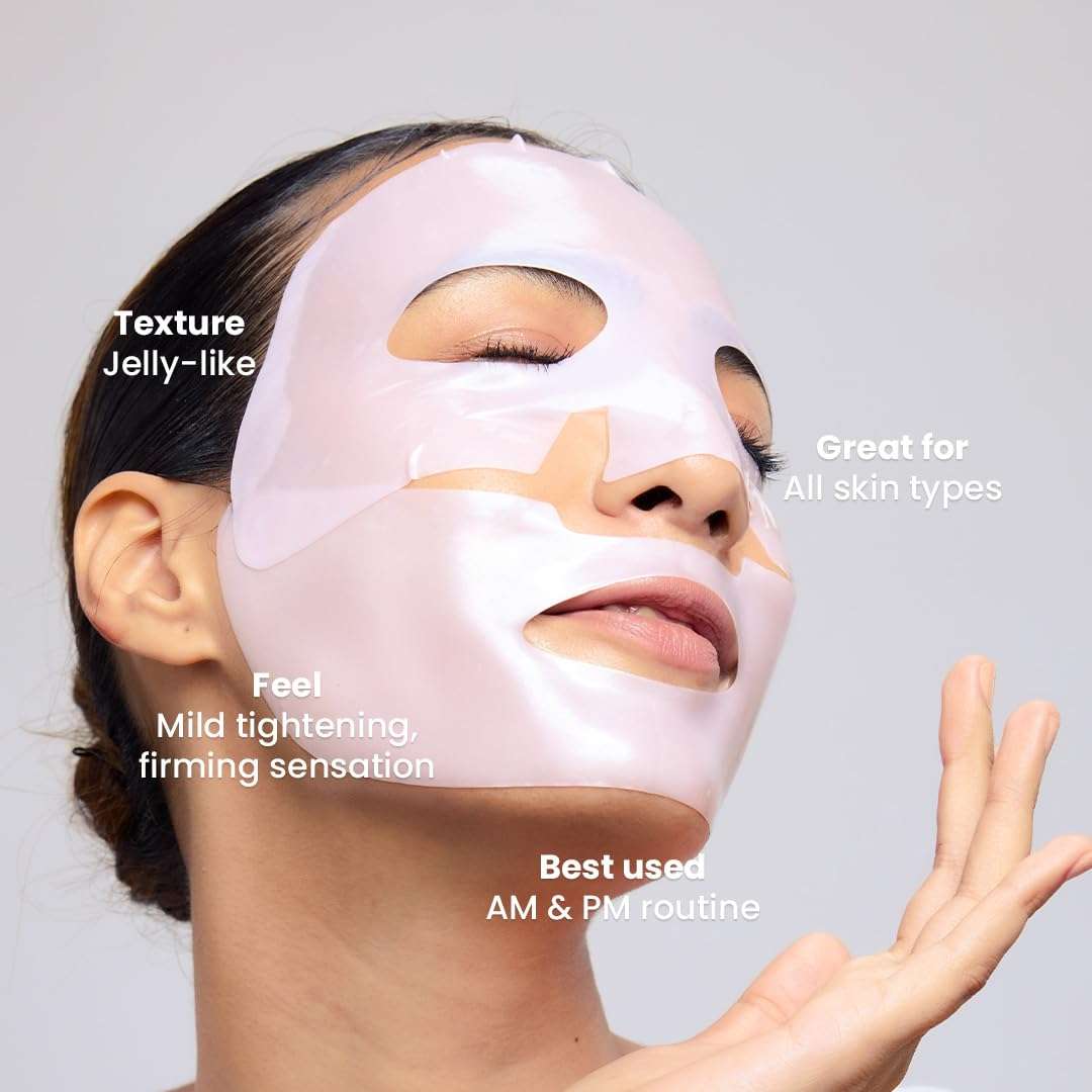 ClayCo Rice & Ceramide Collagen Sheet Mask | Hydrating & Brightening Face Mask with PDRN | Niacinamide & Hyaluronic Acid | 35 g 4