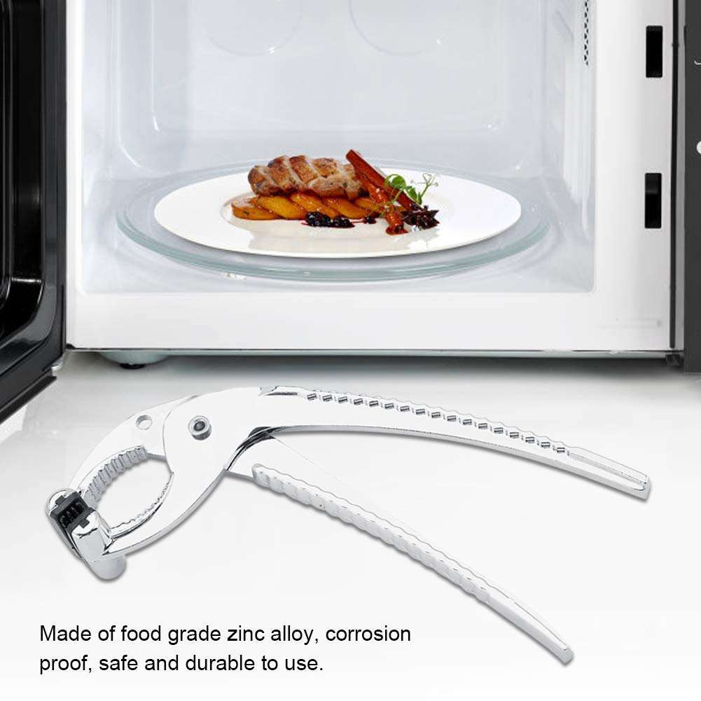 Oven Clip,Zinc Alloy Oven Pliers Microwave Hot Pan Hot Pots Bowls Grabber Moving Hot Plate Dishes Retriever Tongs for Baking Tray 6