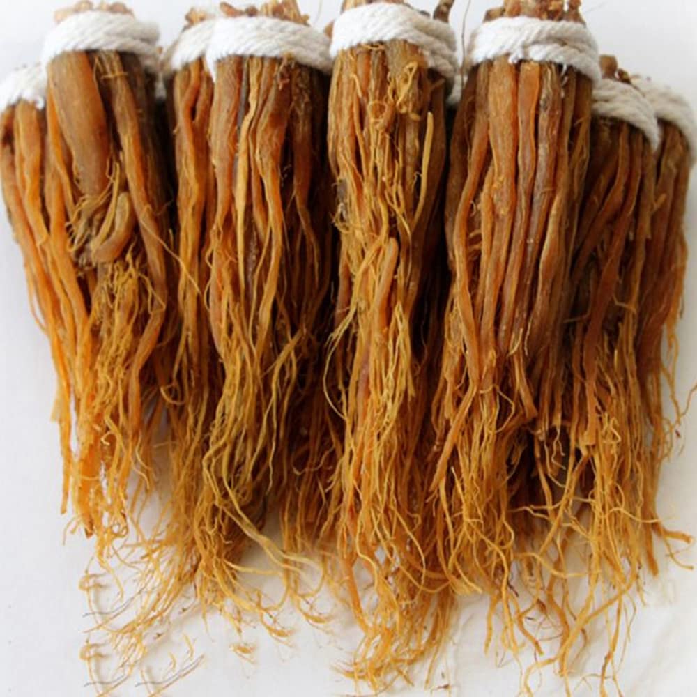 Red Ginseng Roots Red Ginseng Korean Red Ginseng Whiskers Red Ginseng Supplement Red Ginseng Tea Energy Chews (250 Grams /0.55 lbs)