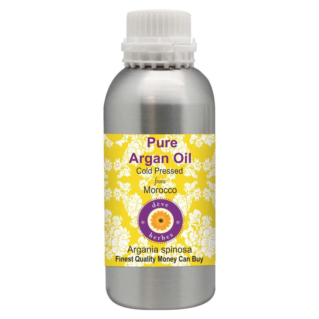 Deve Herbes Pure Argan (Moroccan) Oil (Argania spinosa) Cold Pressed 300ml (10 oz) 1