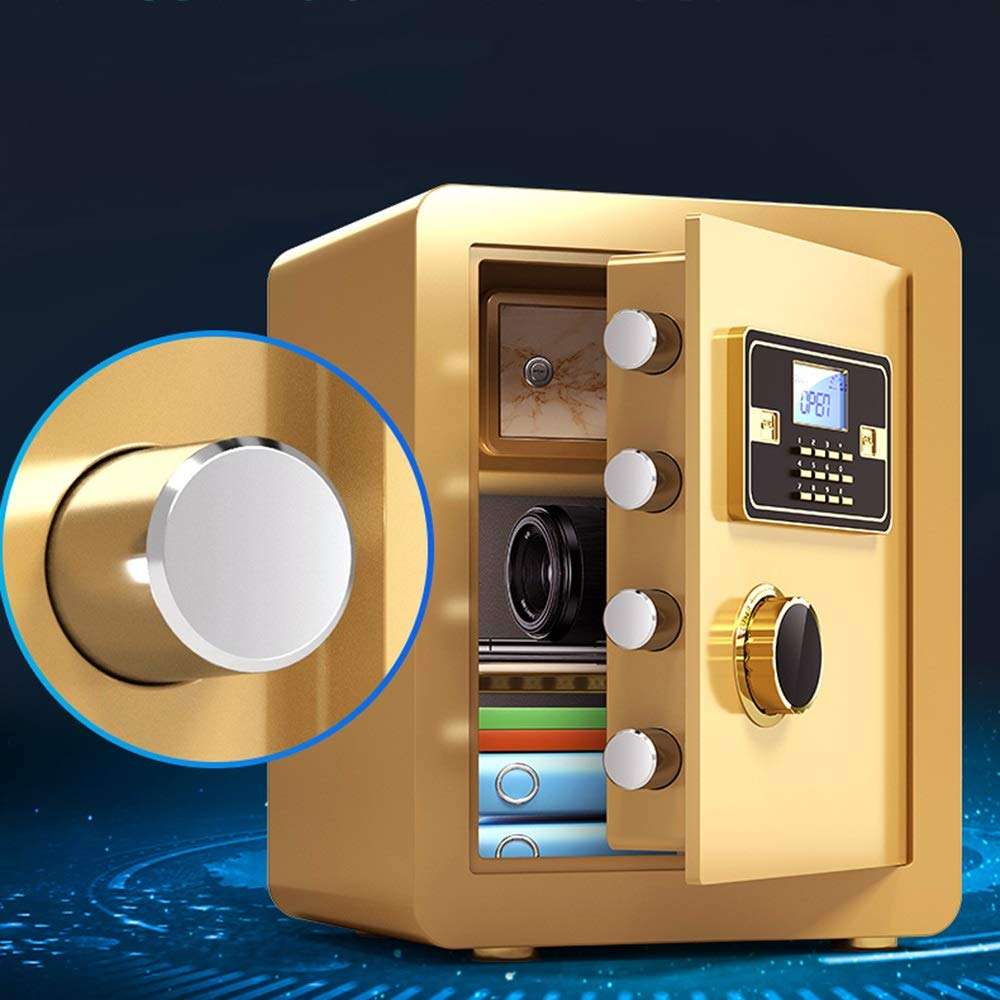 ZCF Security Safes Security Safes, Electronic Digital Box Keypad Lock Password Office Safes Home Hotel Business Jewelry Cash Use Storage Money (Color : Style3, Size : 38x33x45cm) 3