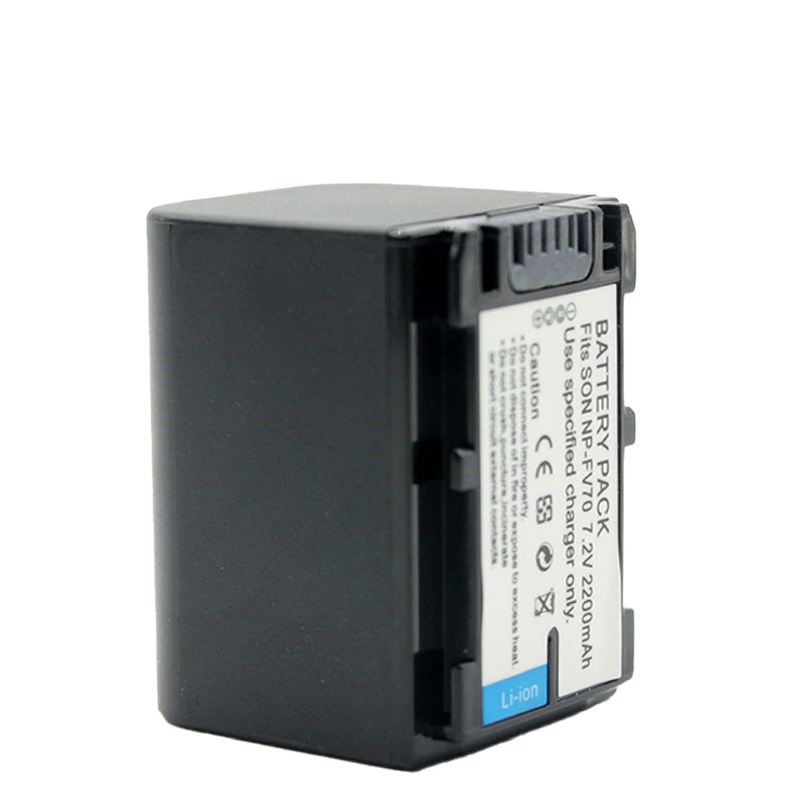 Zsolarigt NP-FV70 Replacement Camera Battery 7.2V 2200mAh for Sony HDR-XR550/E, HDR-XR350/E, HDR-XR150/E，HDR-UX3E, HDR-UX5, HDR-UX5E, HDR-UX7, HDR-UX7E Camera 5