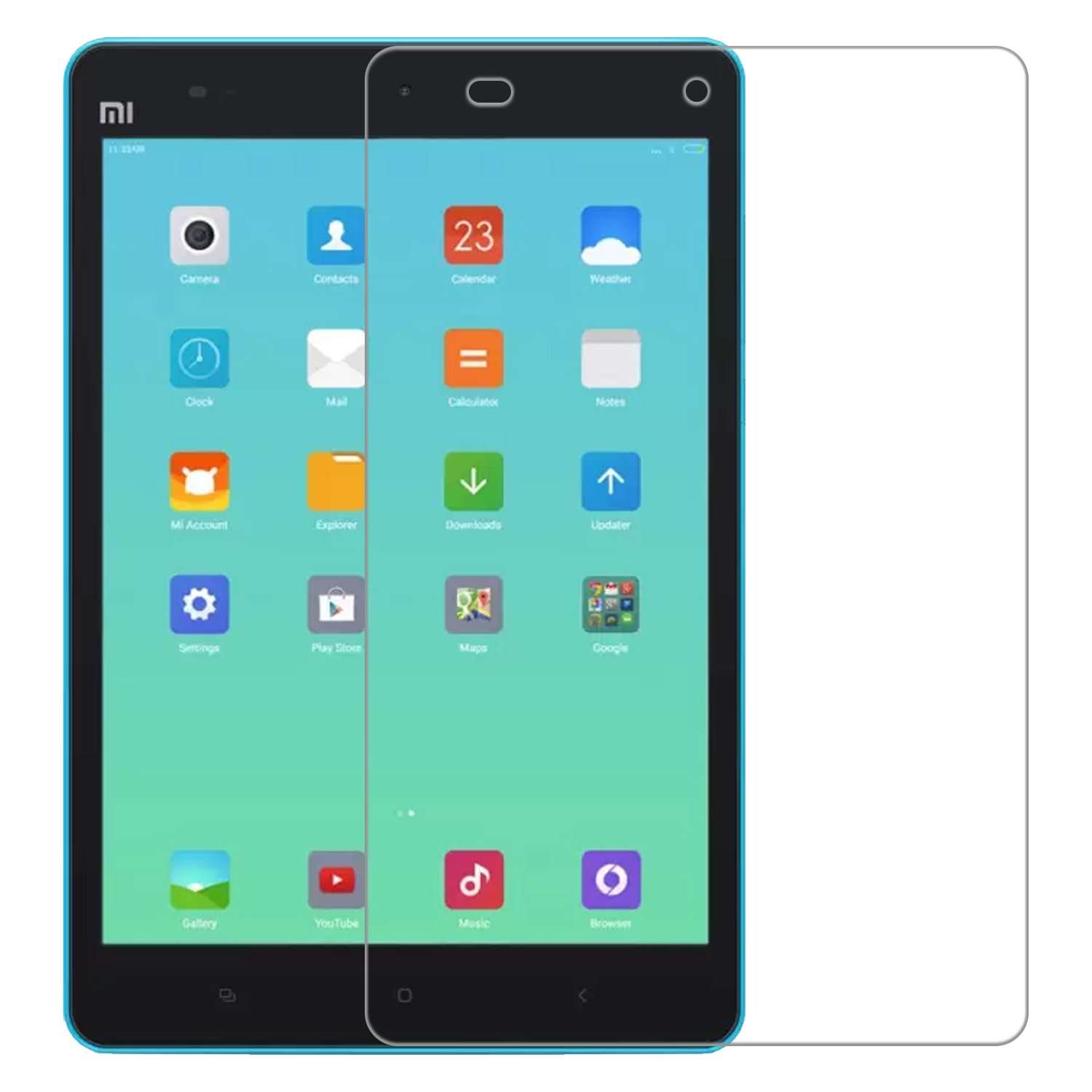 ECellStreet Tempered Glass Toughened Glass Screen Preotector for Xiaomi Mi Pad 5