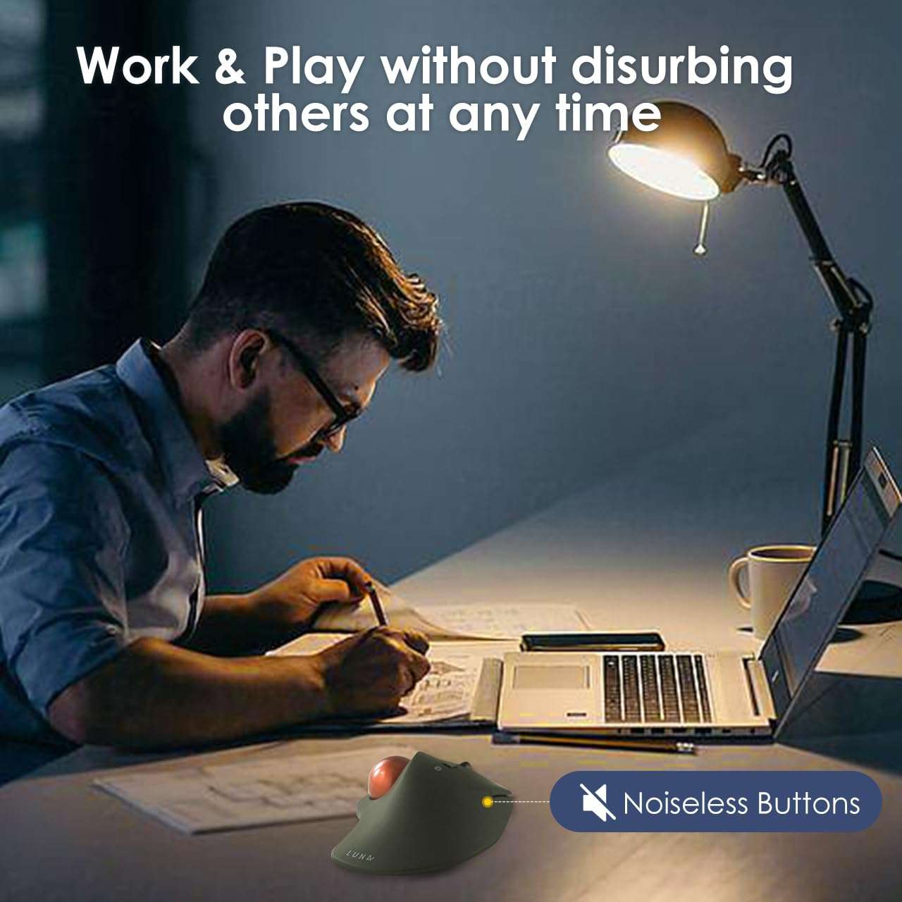 SANWA Bluetooth Trackball Mouse + 3-Device Bluetooth Keyboard with Touchpad set, Programmable Silent Rollerball Mice, 20 Shortcuts, Pantograph Keys Keyboard, Compatible with Mac, Windows, Laptop, iOS, 5