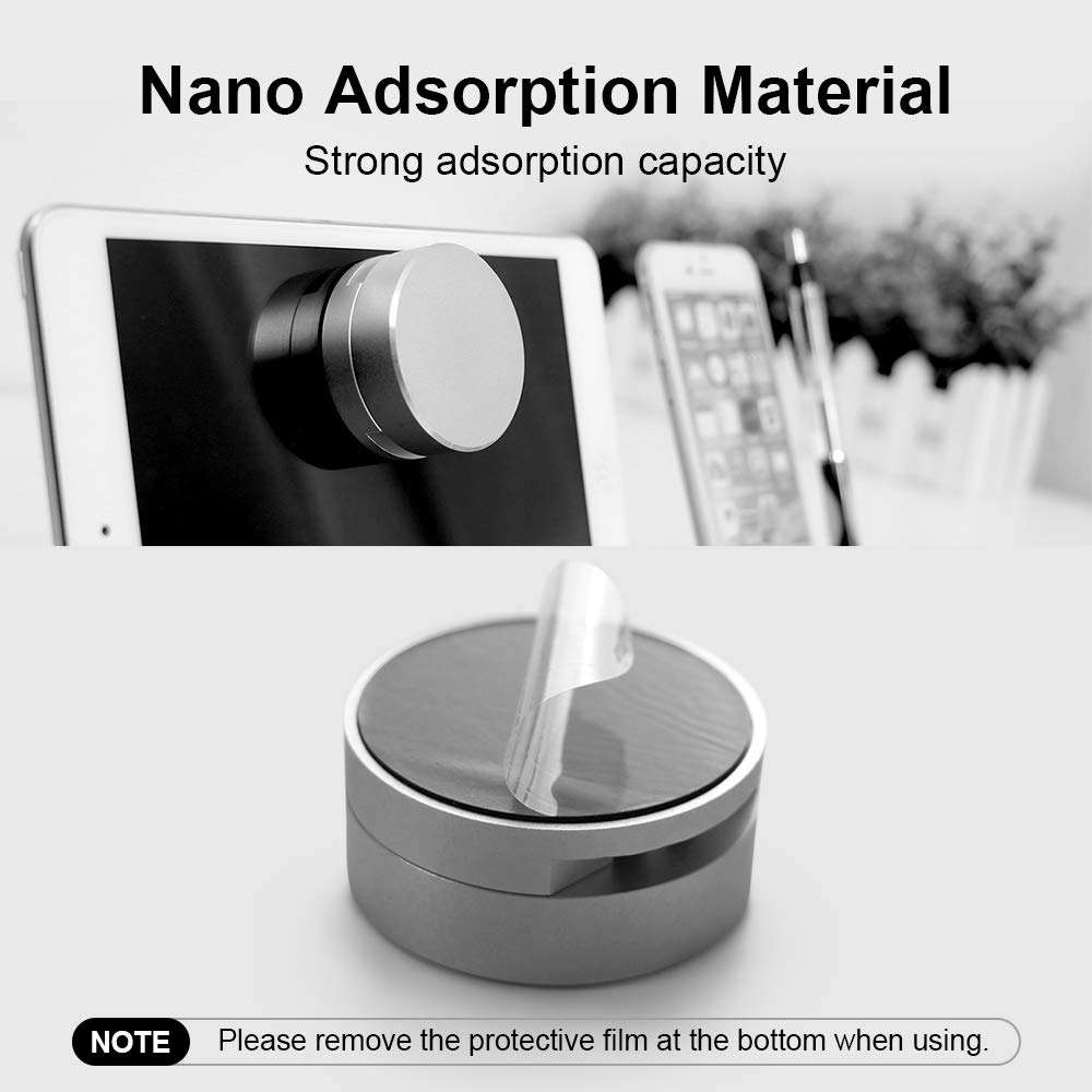 Vaydeer Mouse Cable Management Mouse Bungee Fixer Holder Aluminium Cable Movable Organizer for Mouse Keyboard and Charger Wire(Silver) 5