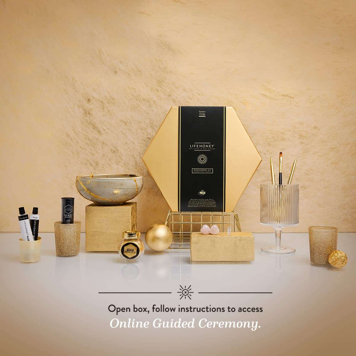 LIFEHONEY Bereavement Kintsugi Gift: Creative, Hands-on Ceremony for Processing Grief. A Healing Memorial Gift and Celebration of Life 5