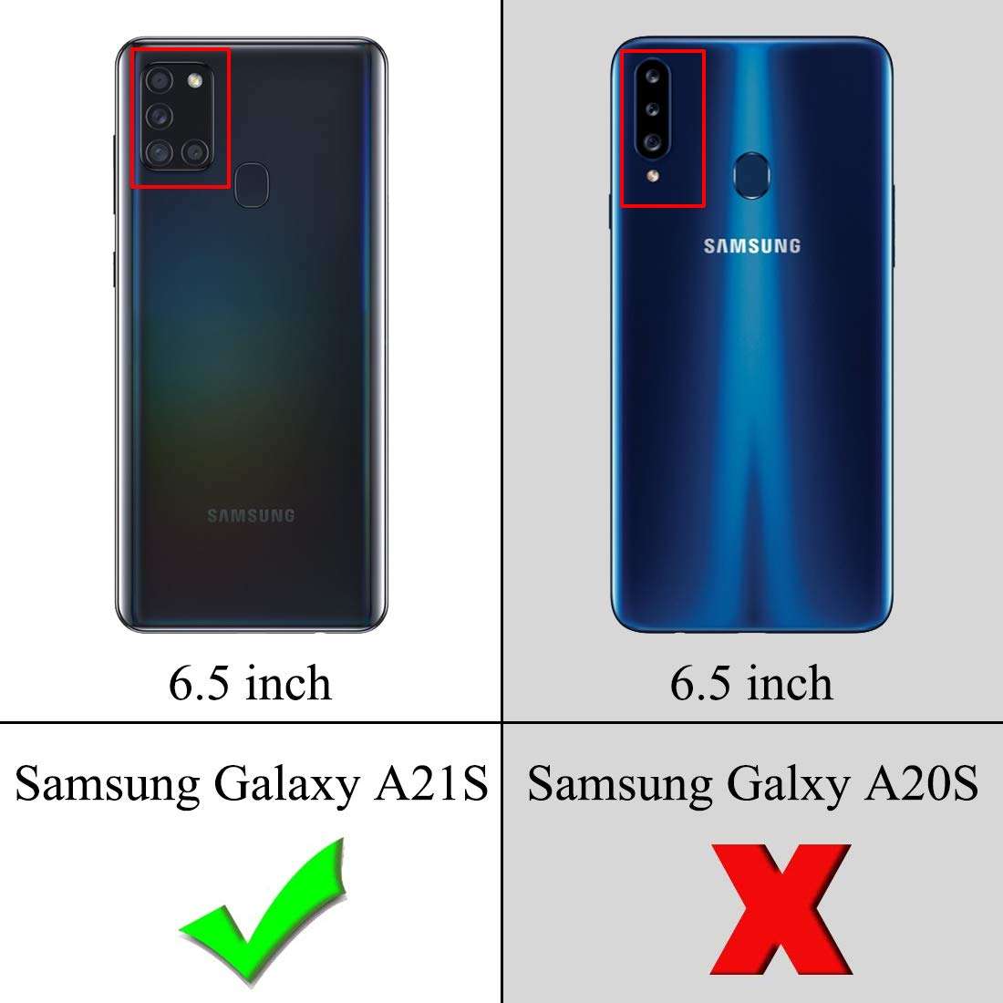 Sucnakp for Galaxy A21S Case Samsung A21S Case Heavy Duty Shock Absorption Phone Cases Impact Resistant Protective Cover for Samsung Galaxy A21S（New Army Green） 2