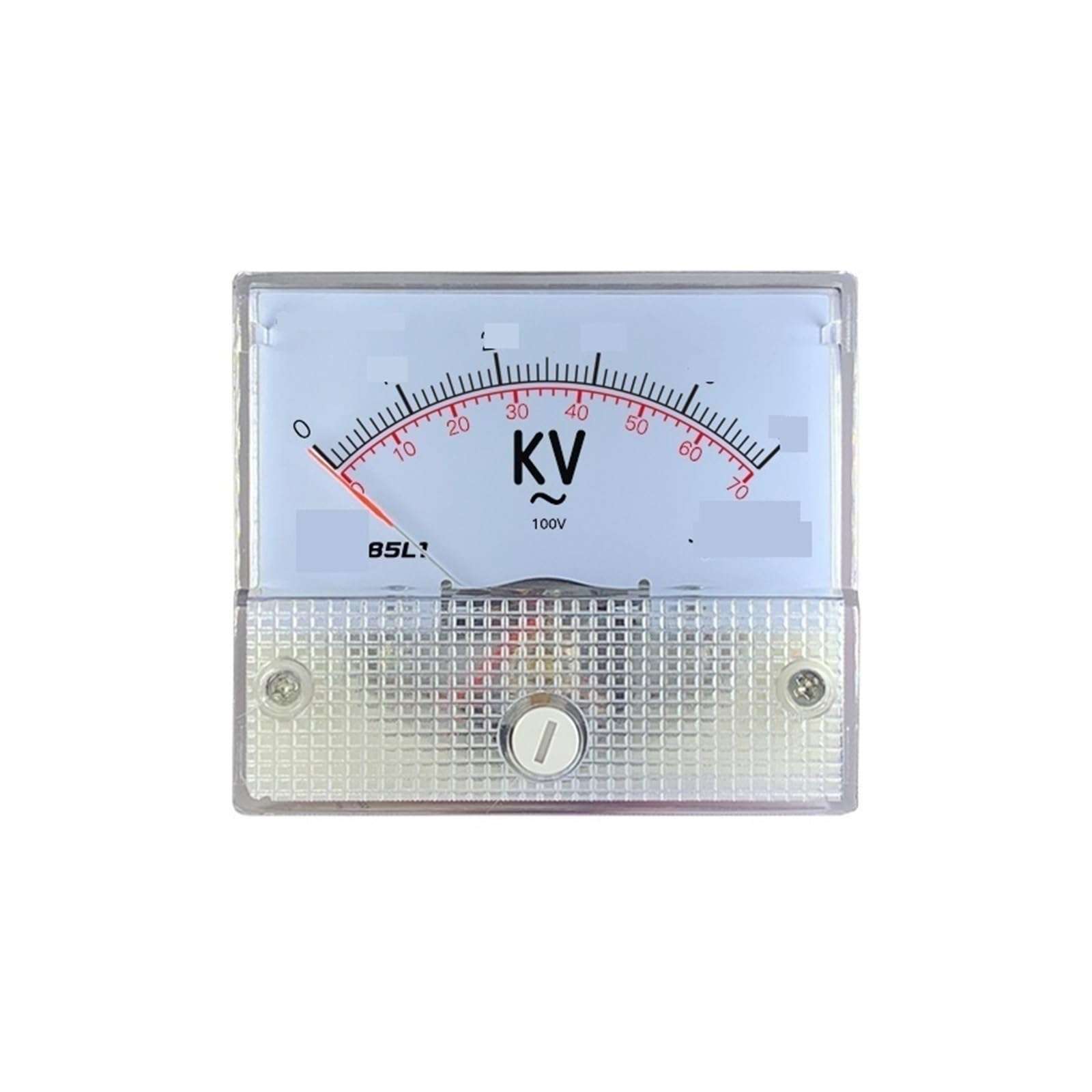Voltmeter 85L1 AC High Voltage Voltmeter 3.6kV 6kV 7.2kV 10kV 12kV Pointer Meter 100V Input(AC3.6KV 3KV 100V) 1
