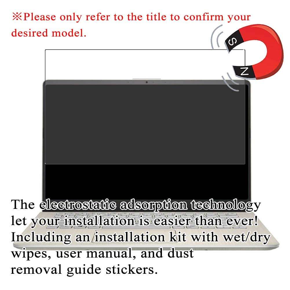 Synvy Tempered Glass Screen Protector, Compatible with HP EliteBook x360 830 G6 13.3" 9H Screen Film Protectors (Active Area Cover Only) 5